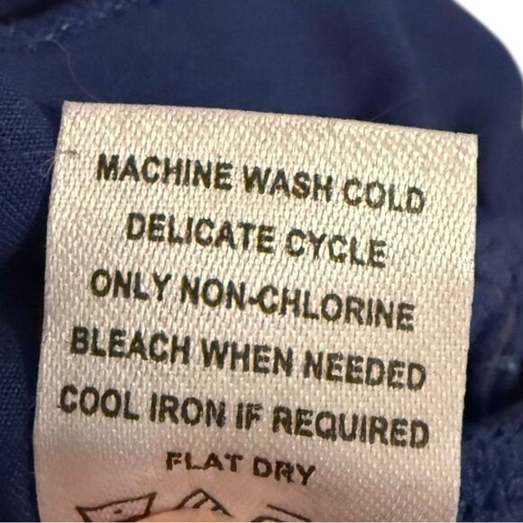 NWT Cabana Life Navy Tiered Ruffle Dress, Small - Picture 6 of 9